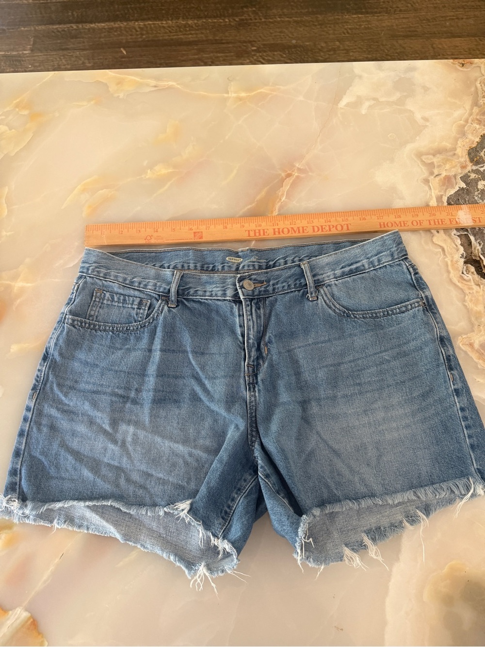 Old Navy Light Blue Denim Cutoff Shorts